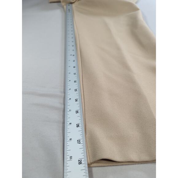 Alfred Dunner Pull On Pants 10P Petite Beige Straight Leg Dress Polyester - Picture 5 of 11